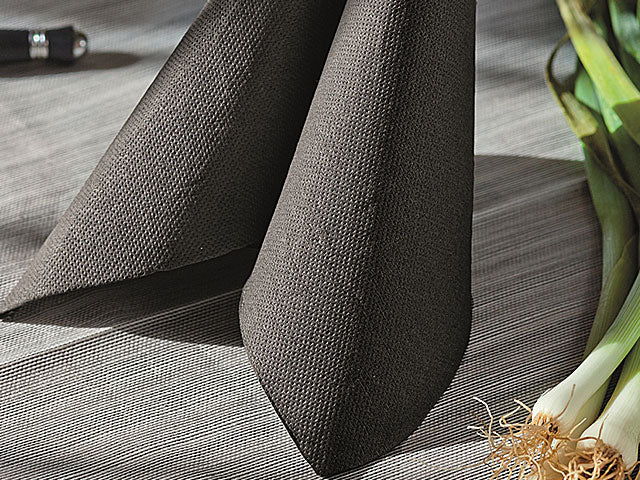 Tovagliolo touch 33x33 50 pezzi nero i-0334