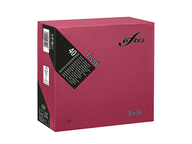 Tovagliolo tissu 38x38 40 pezzi bord.i-0463