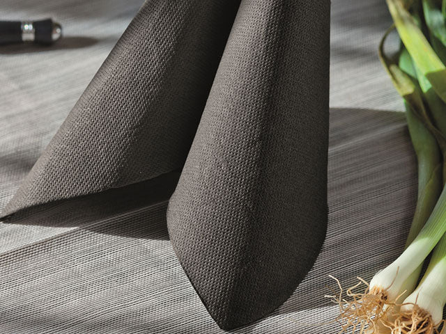 Tovagliolo tissu 38x38 40 pezzi nero i-0464