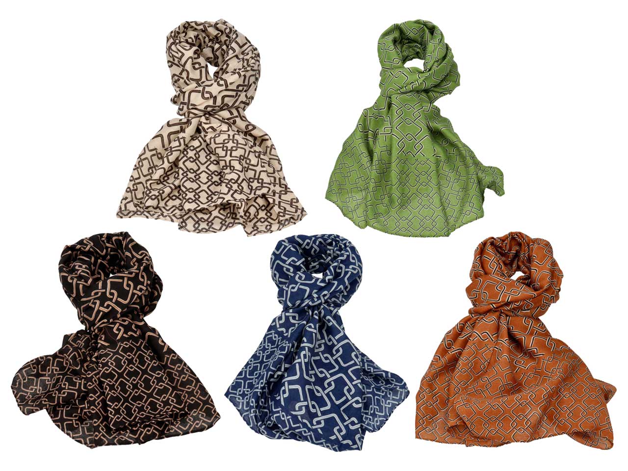 Sciarpa fantasie assortite$