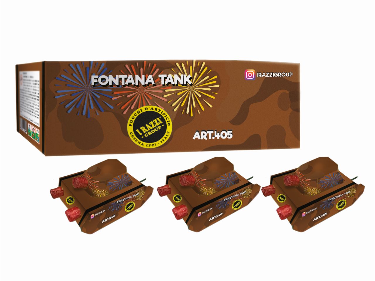 Fontana Tank confezione da 3 fontane