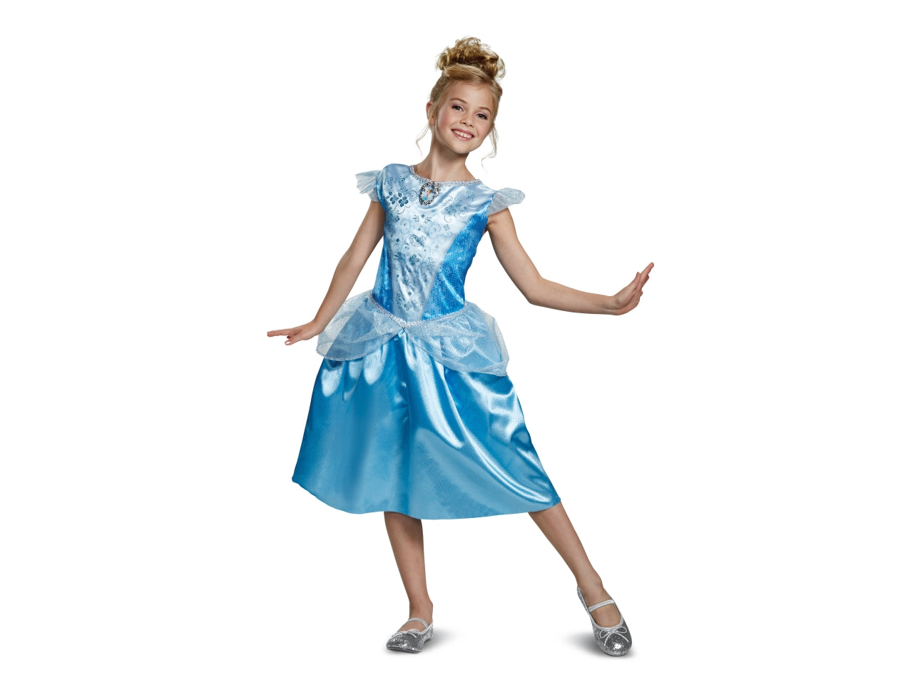 Costume disney princess cenerentola classic taglia m - 7-8 anni