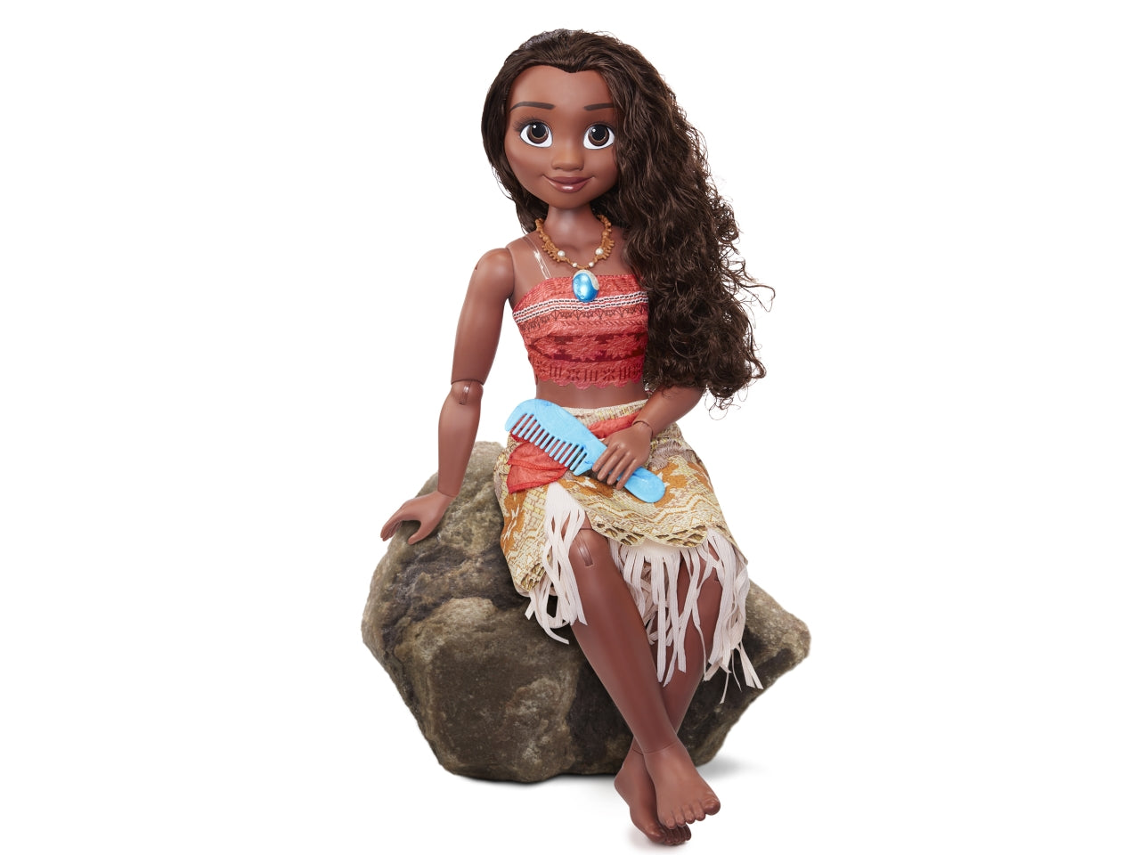 Disney princess bambola playdate 80cm vaiana articolata con accessori