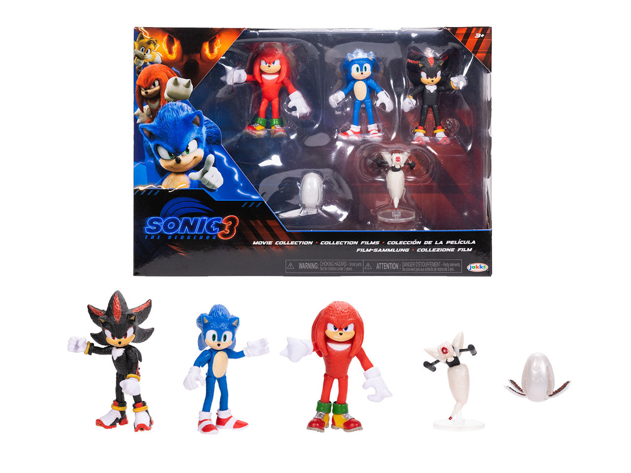 Personaggi Articolati Sonic 3 Movie 6 cm Multipack, Set di Figure Dettagliate di Sonic per Fan e Collezionisti - Età Consigliata 4+ | Jakks Pacific
