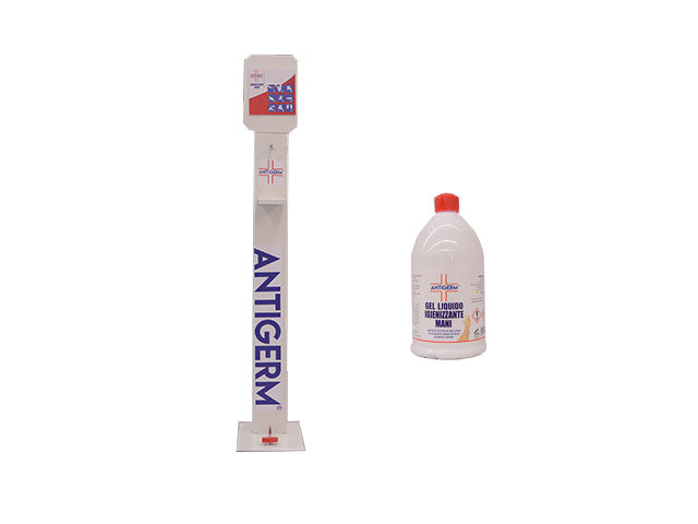 Erogatore metallico a apedale