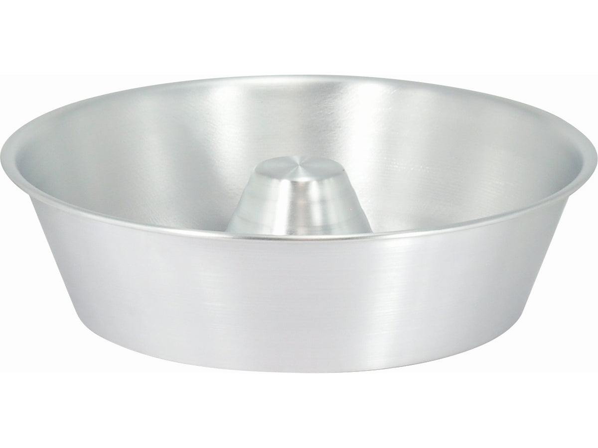 Forma ciambella da 26 cm senza buco in alluminio bianco, linea Happy - MM Pentolame