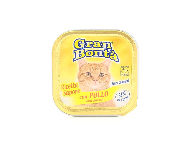 Gran bonta' gatto 100gr pollo$