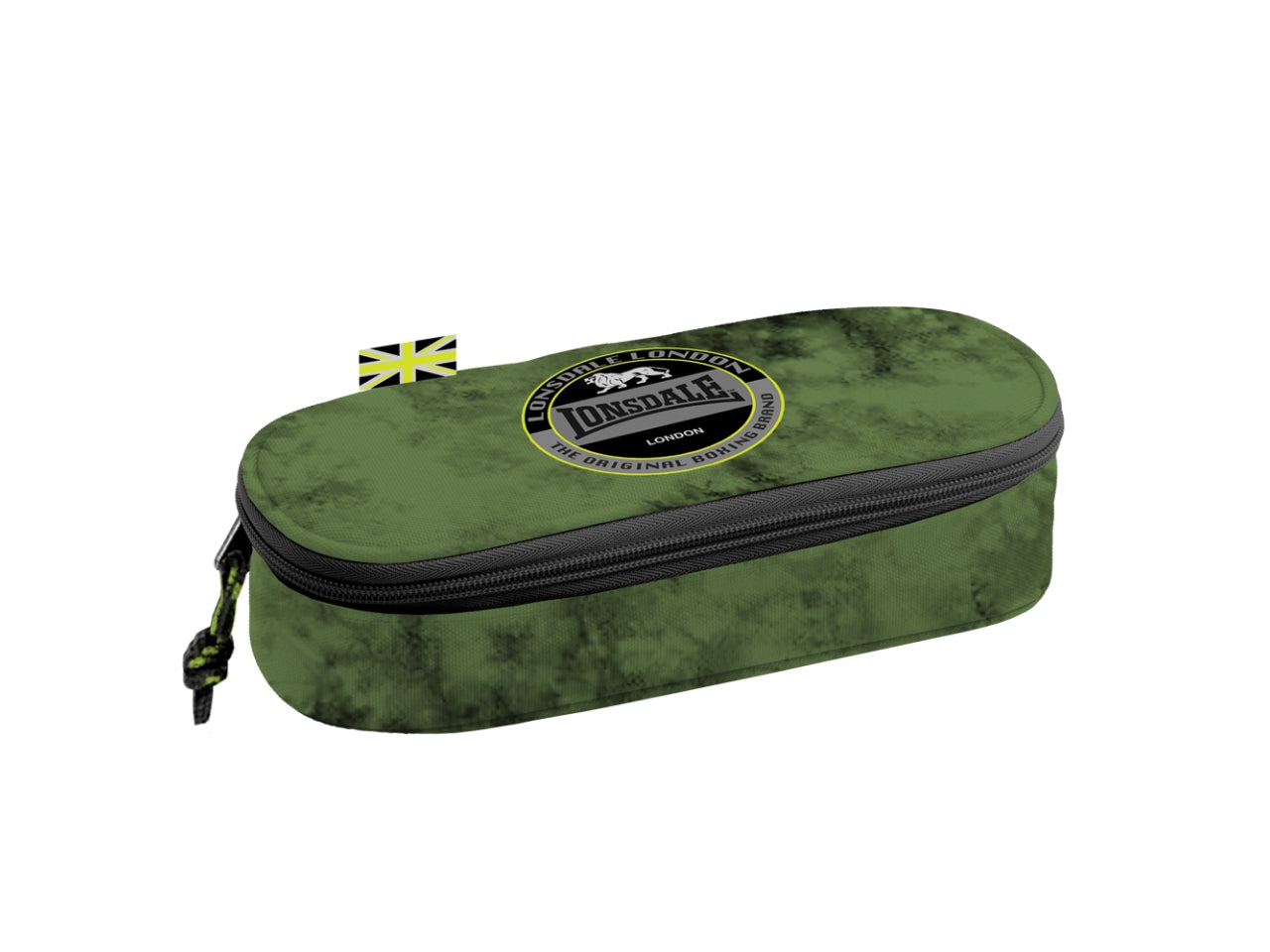 Astuccio ovale university verde Lonsdale ragazzo/a 32x13x42 cm$