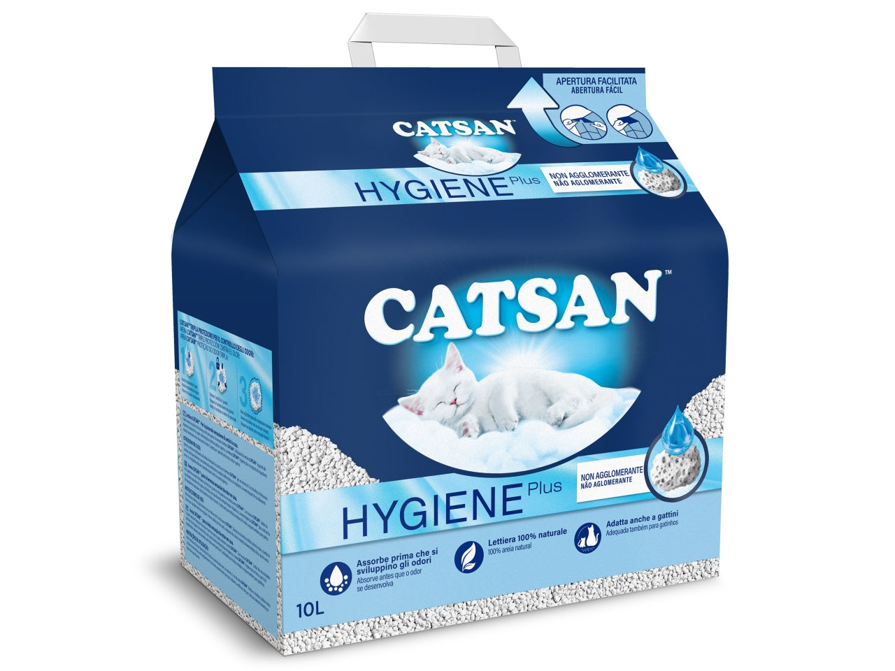 Catsan lettiera 10lt nuova 11947$