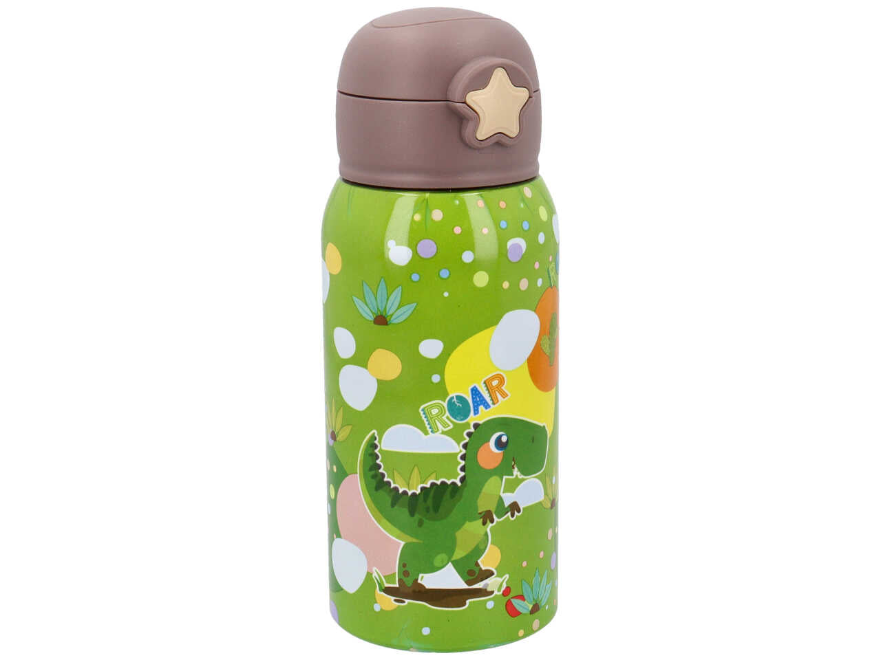 Dinosauro borraccia termica con cannuccia 500ml