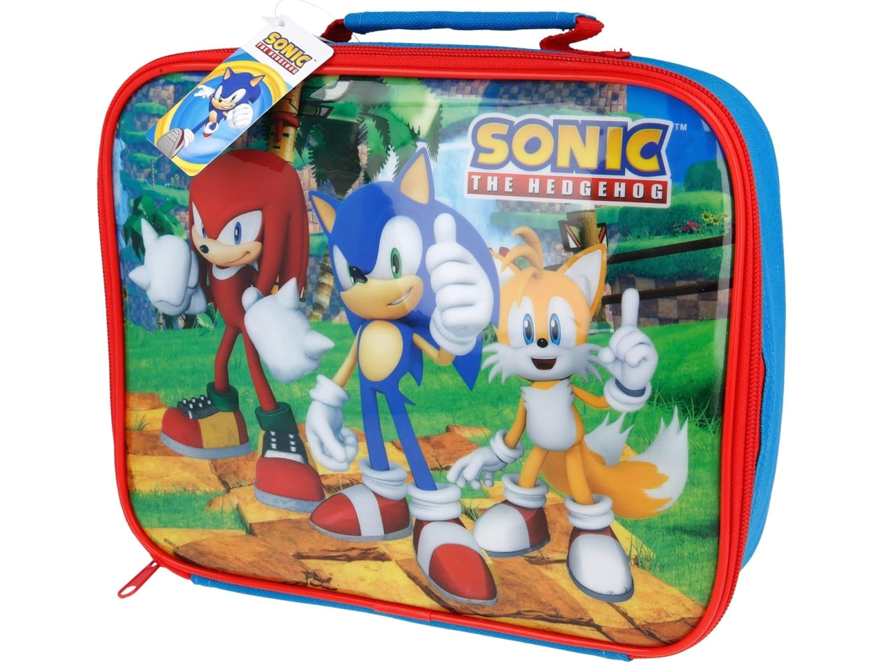 Borsa termica Sonic piccola in tessuto isolante multicolor con maniglia 22x26,5x9 cm - Real Trade Italia