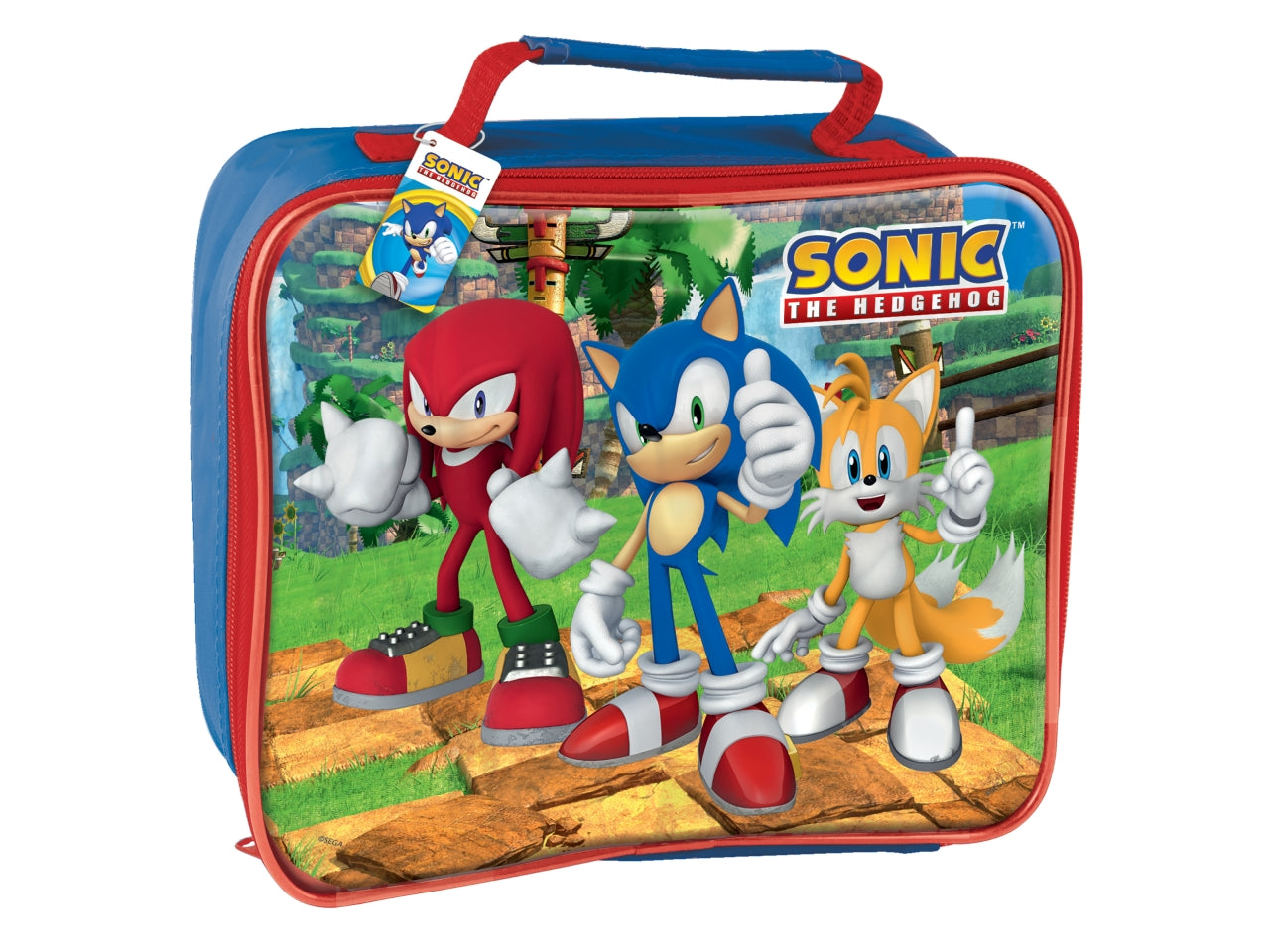 Borsa termica Sonic piccola in tessuto isolante multicolor con maniglia 22x26,5x9 cm - Real Trade Italia
