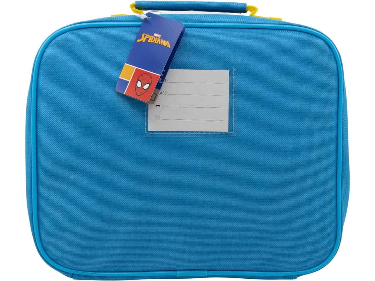 Borsa termica Spiderman piccola in tessuto isolante multicolor con maniglia 22x26,5x9 cm - Real Trade Italia