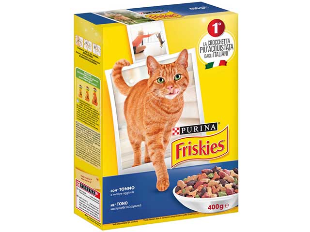Friskies adult tonno/verd 400gr