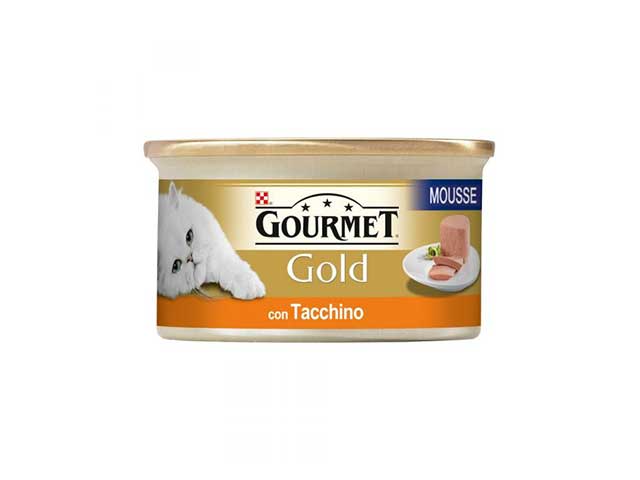 Gourmet gold mousse tacchino 85gr 15592