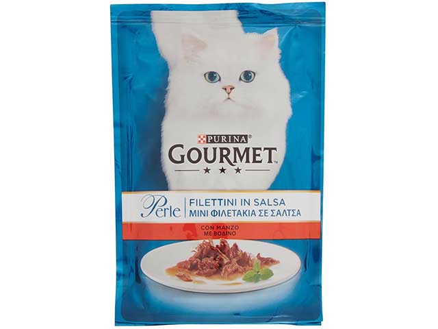 Gourmet perle filettini manzo 85gr