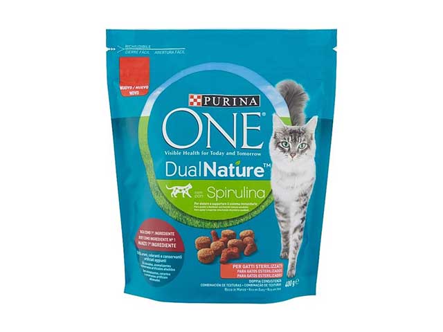 Purina one dual nat.ster 400gr