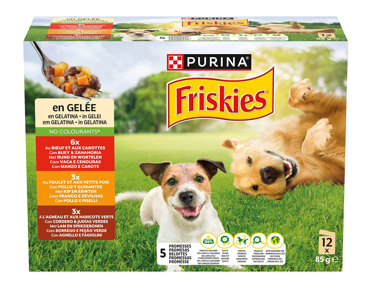 Friskies bocconi in salsa - pollo e carote 12x85gr