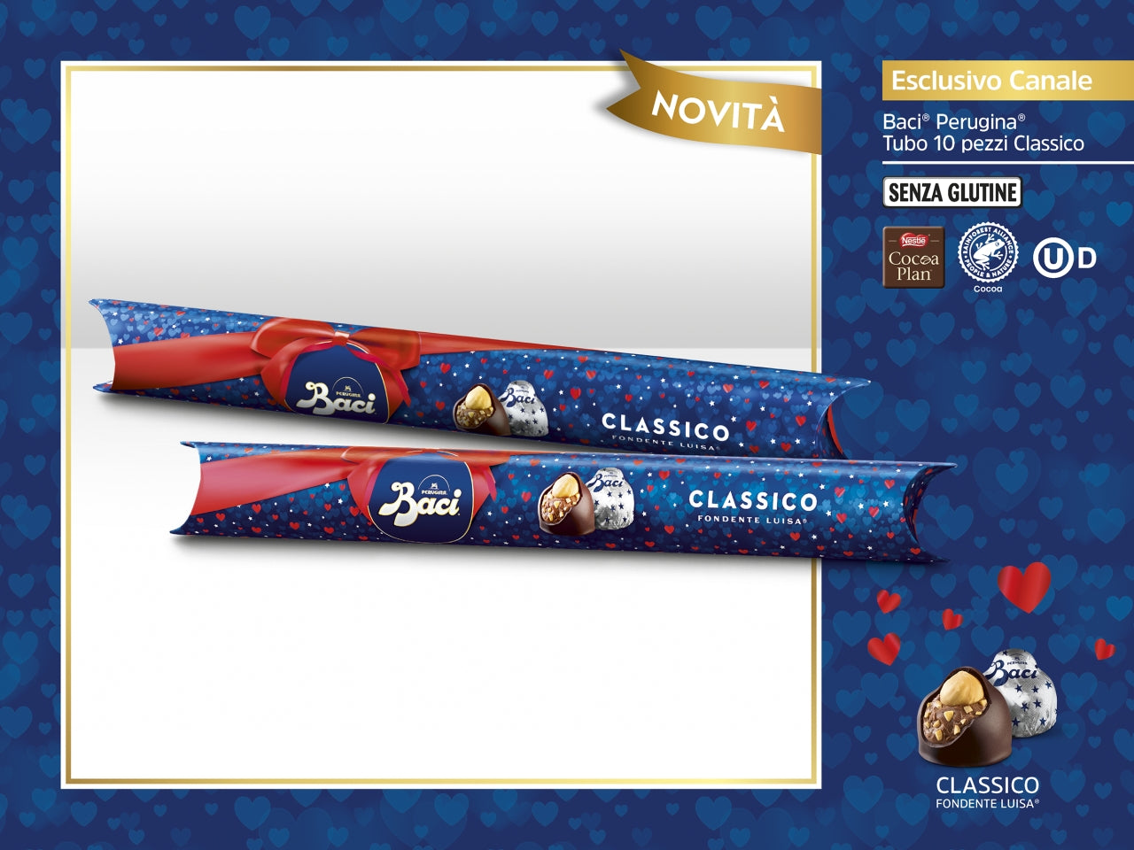 Baci tubo classico 125g