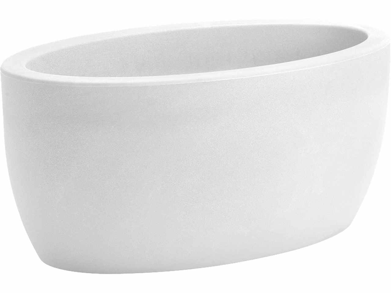 Vaso athena 50cm bianco r4050b