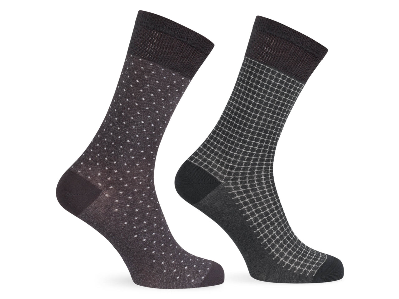 Calza corta da uomo maglia jersey in cotone - pack da 2 paia - nero 39/42