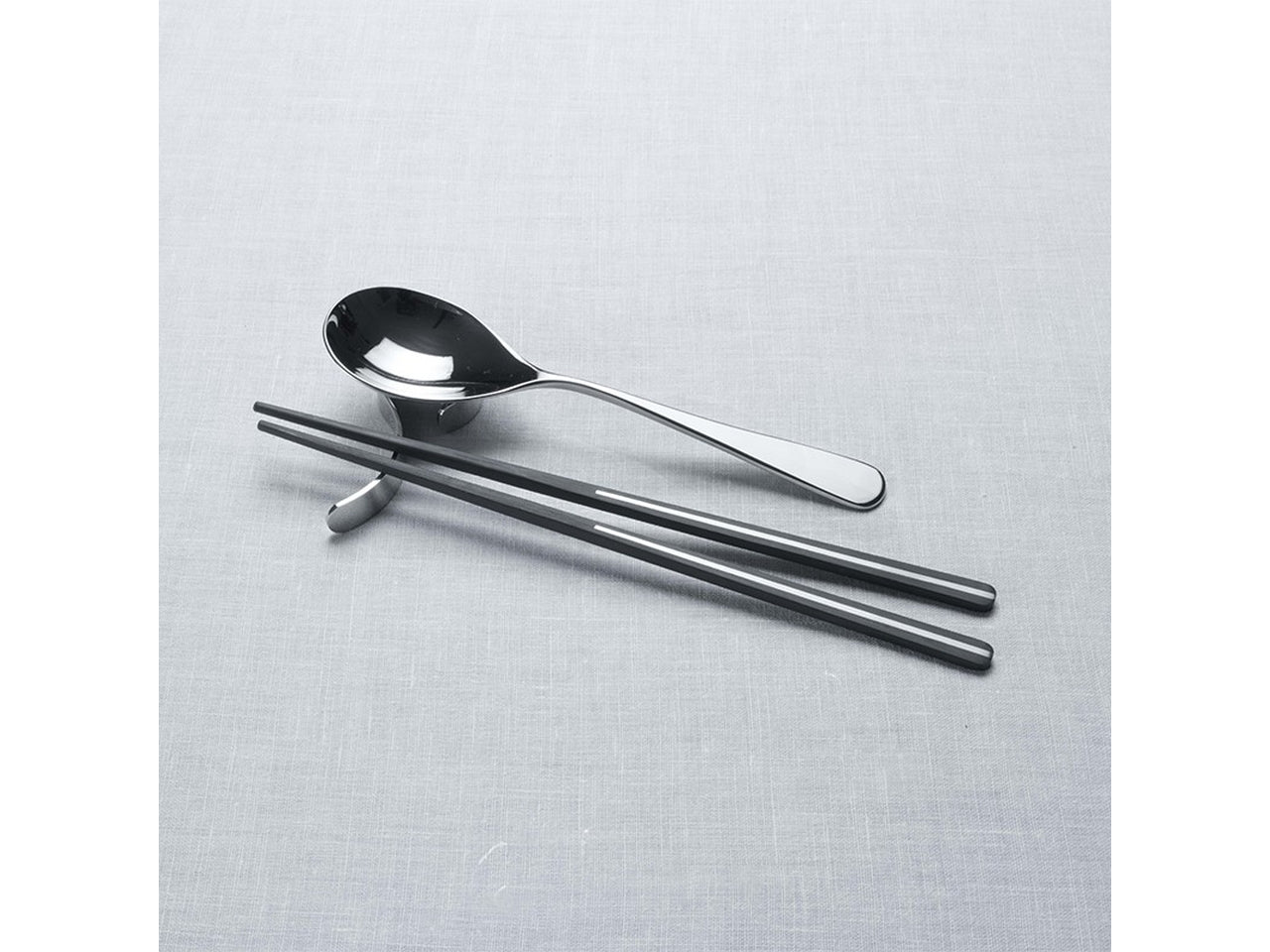 Appoggia posate in acciaio inox 18/10 colore acciaio Audrey - Pinti 1929