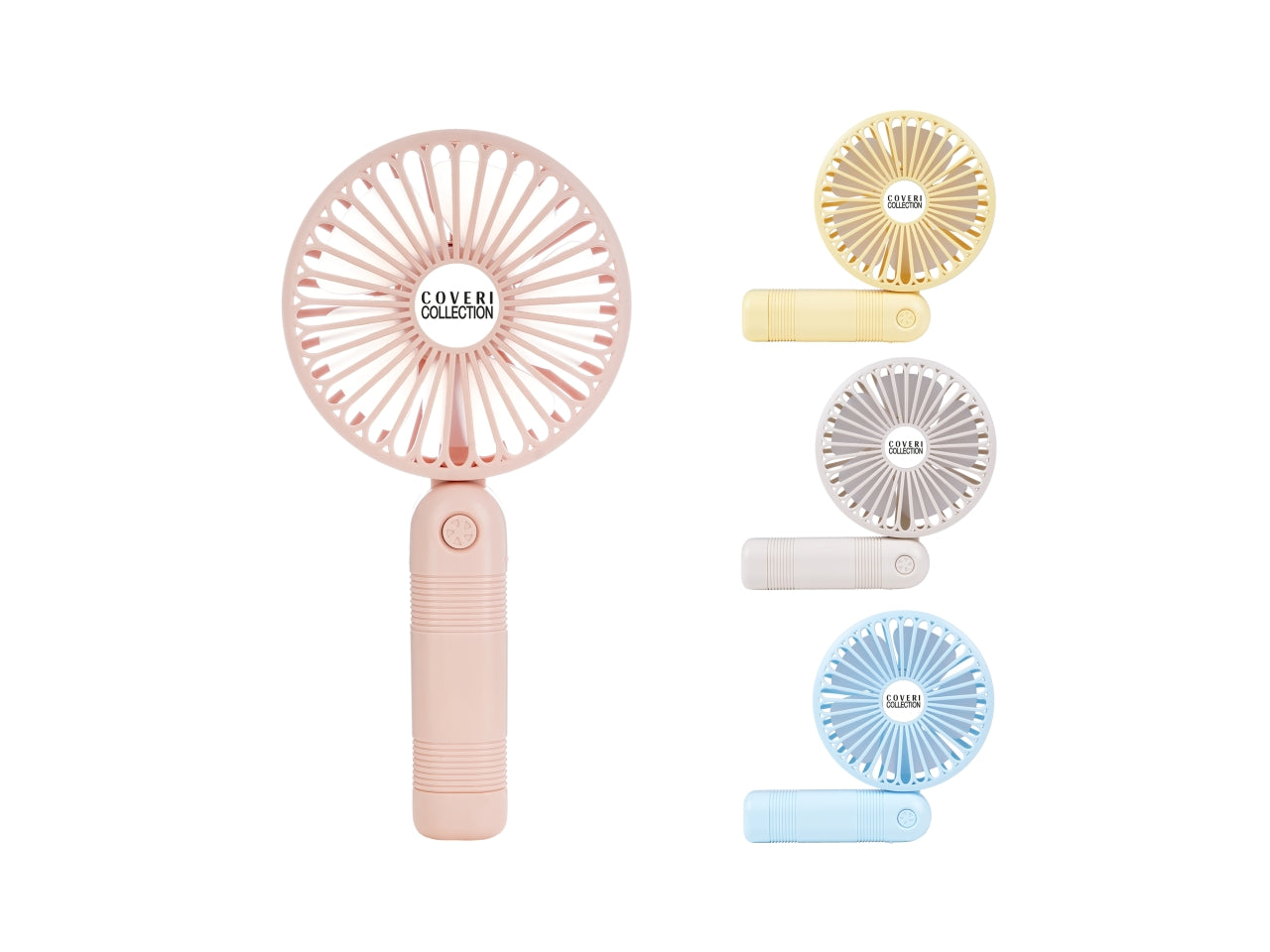 Ventilatore portatile ricaricabile sq2173t 9x4x19cm in 4 assortimenti