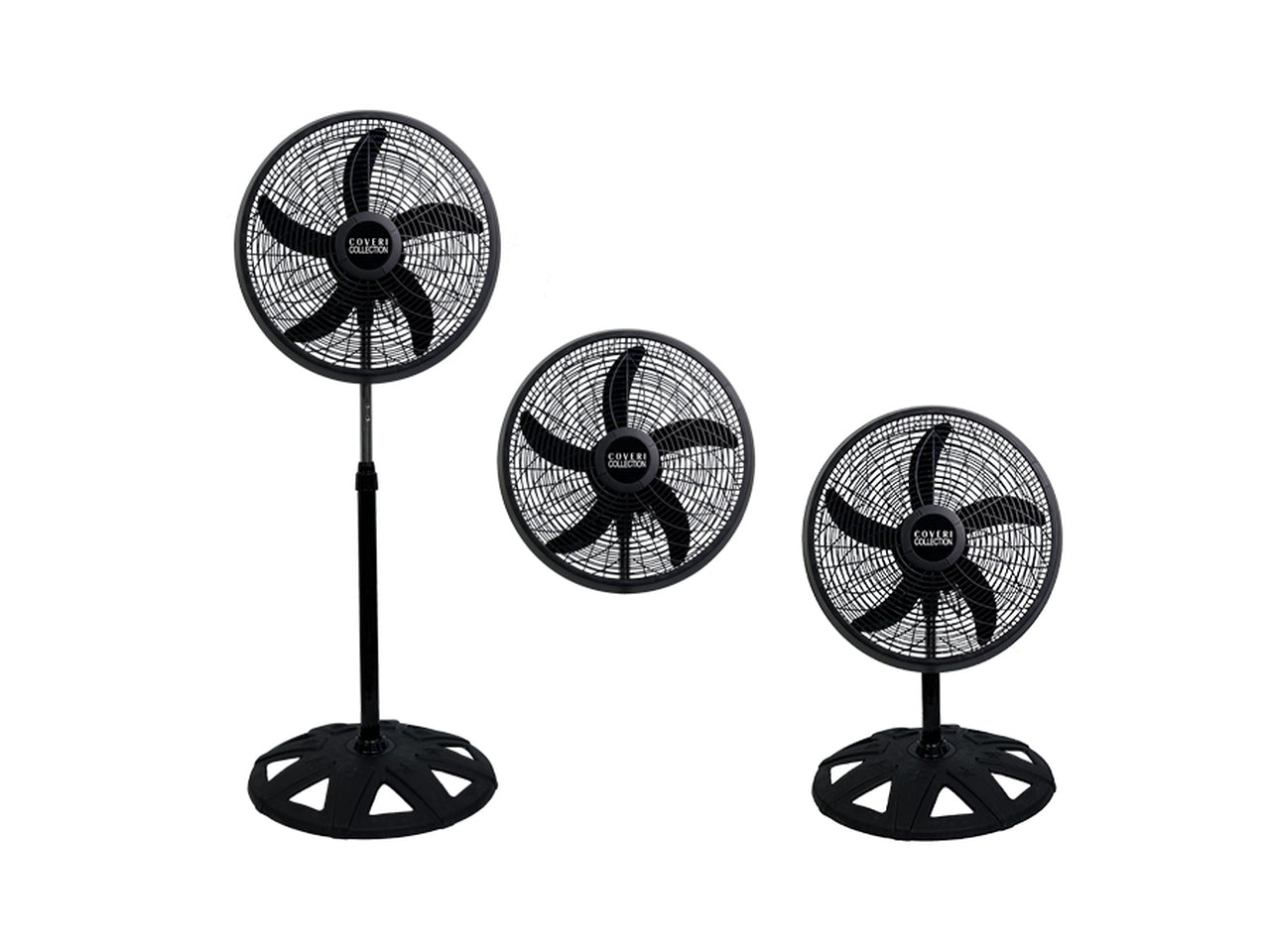 Ventilatore piantana 3in1 50x130cm 55w nero $