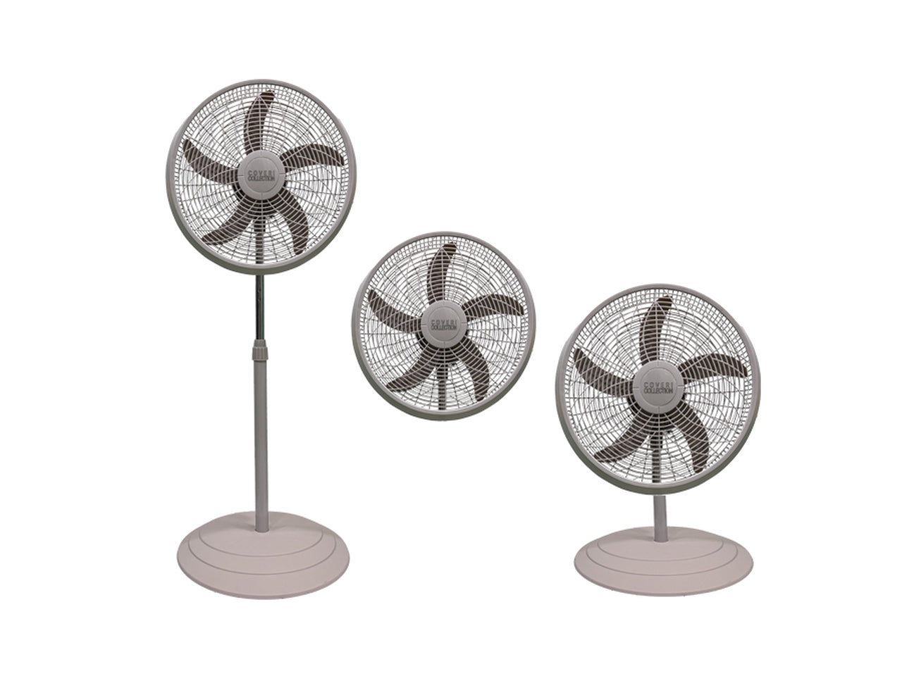 Ventilatore piantana 3in1 50x130cm 65w sabbia $