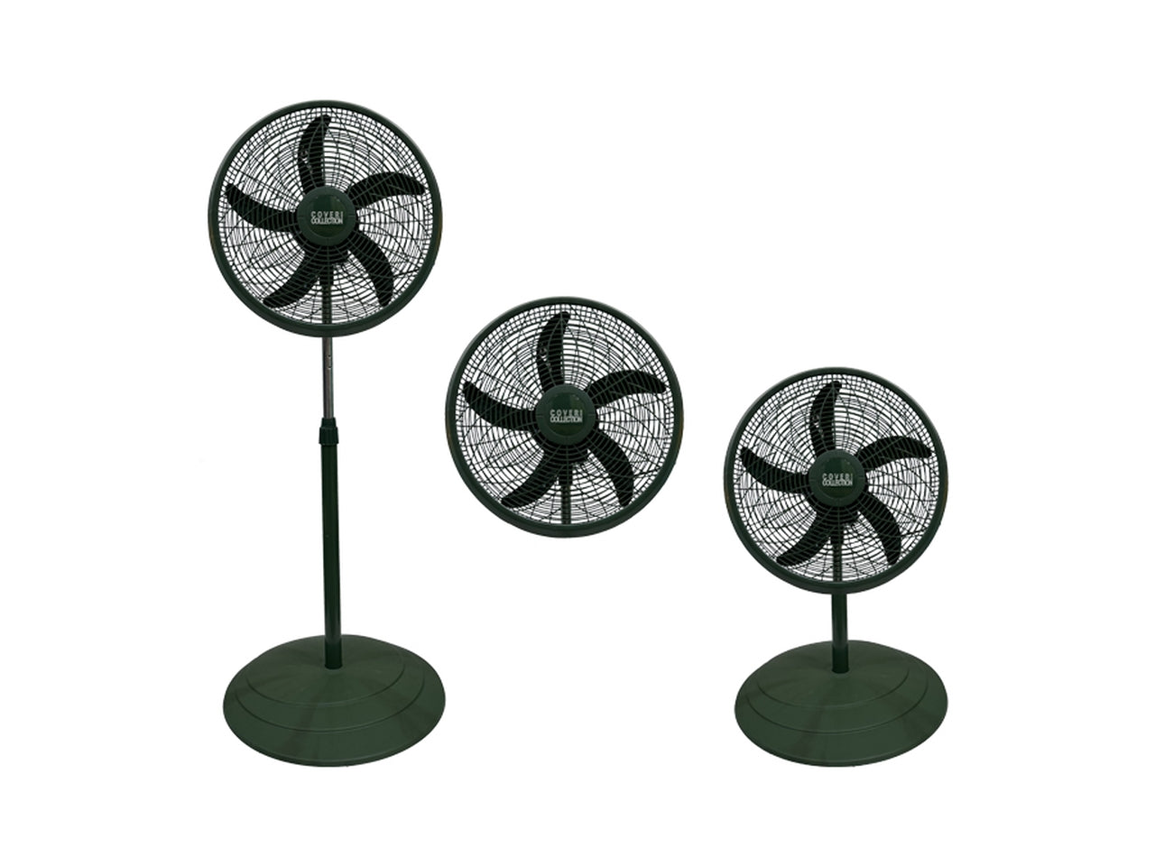 Ventilatore piantana 3in1 50x130cm 65w verde