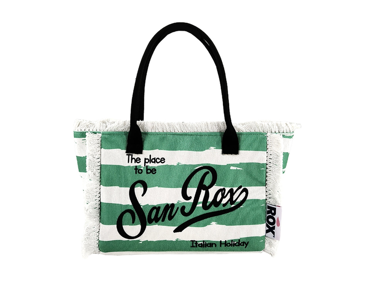 Borsa mare frange sanrox 45x20x35cm disegno 25