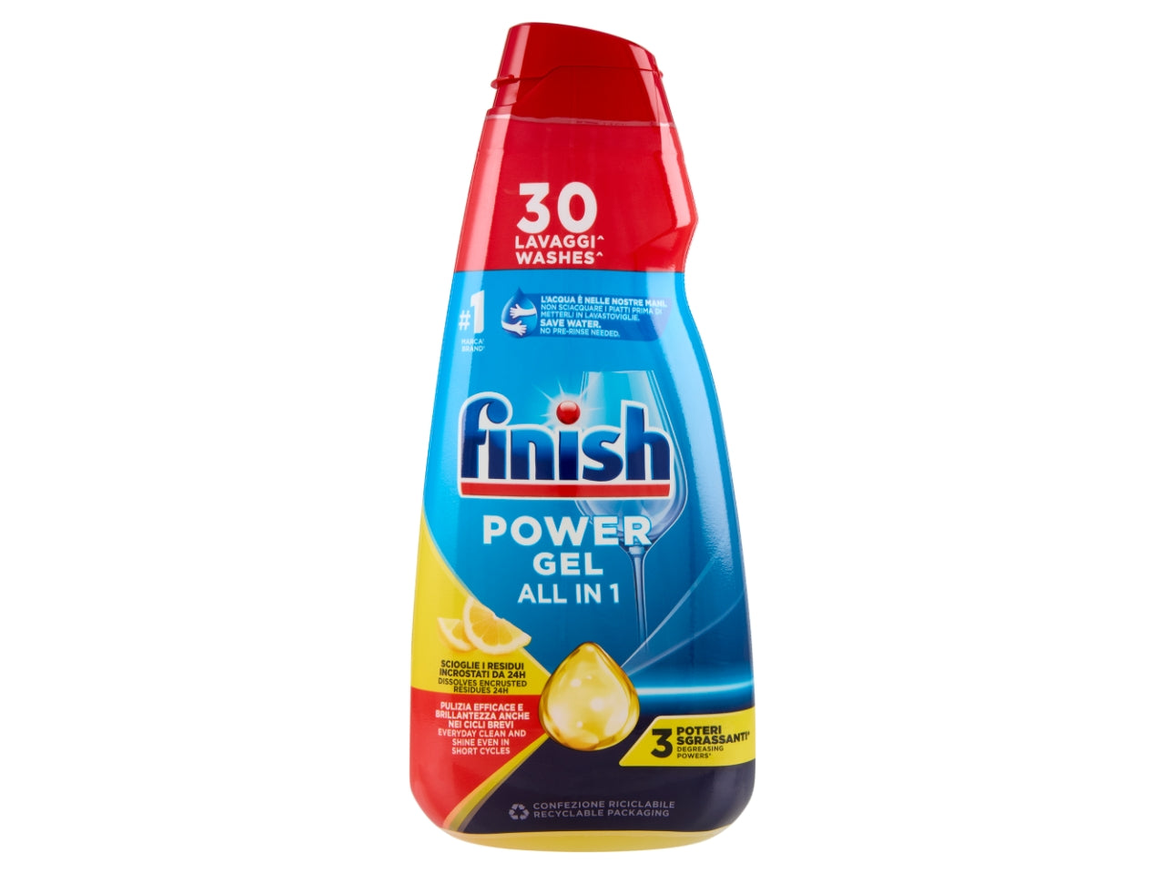 Finish gel 30lav. 600ml all in 1 limone$