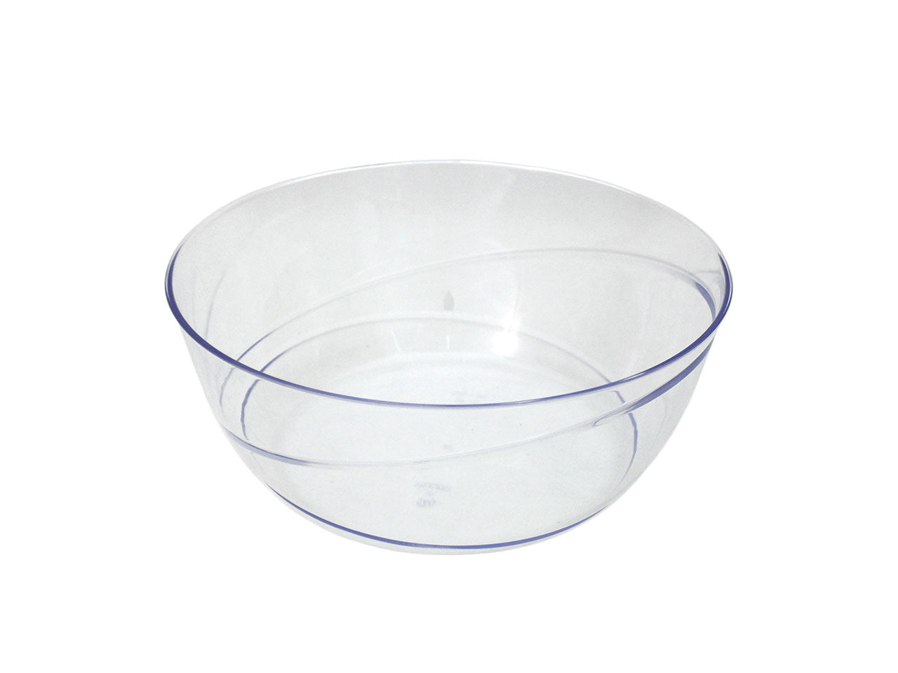 Insalatiera allegra modello medium misura d.23,5cm in plastica trasparente