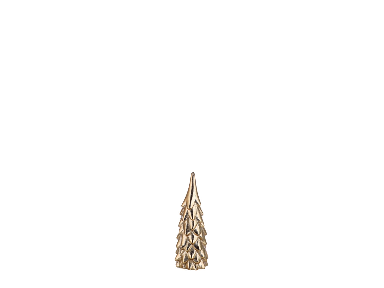 Albero di natale in resina d.8xh22cm - assortito in due colori