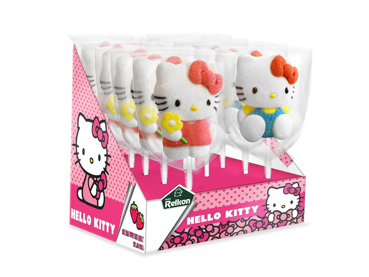 Lecca mallow di hello kitty 45gr arcobaleno