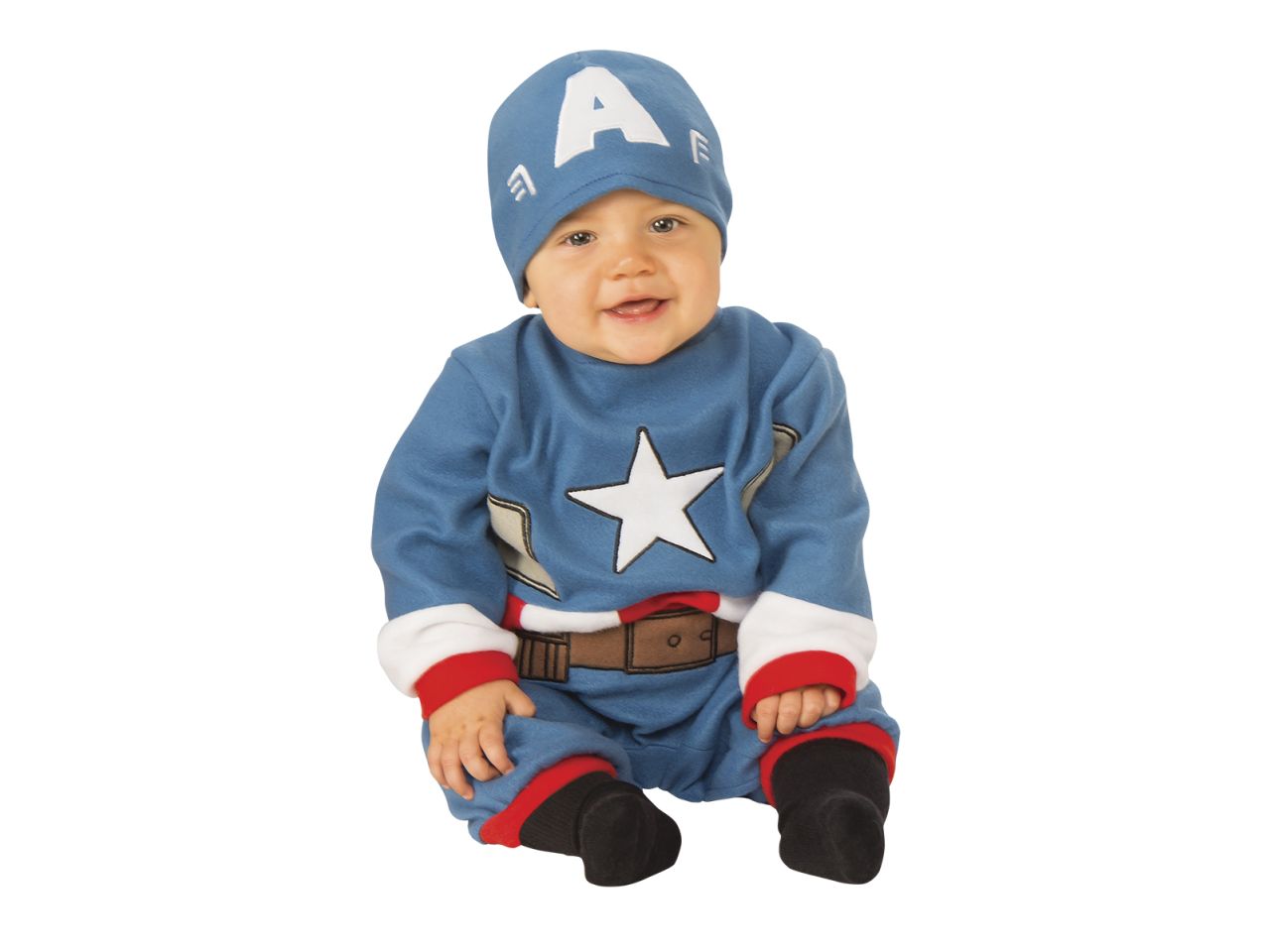Rubies costume baby captain america taglia 0 - 6mesi