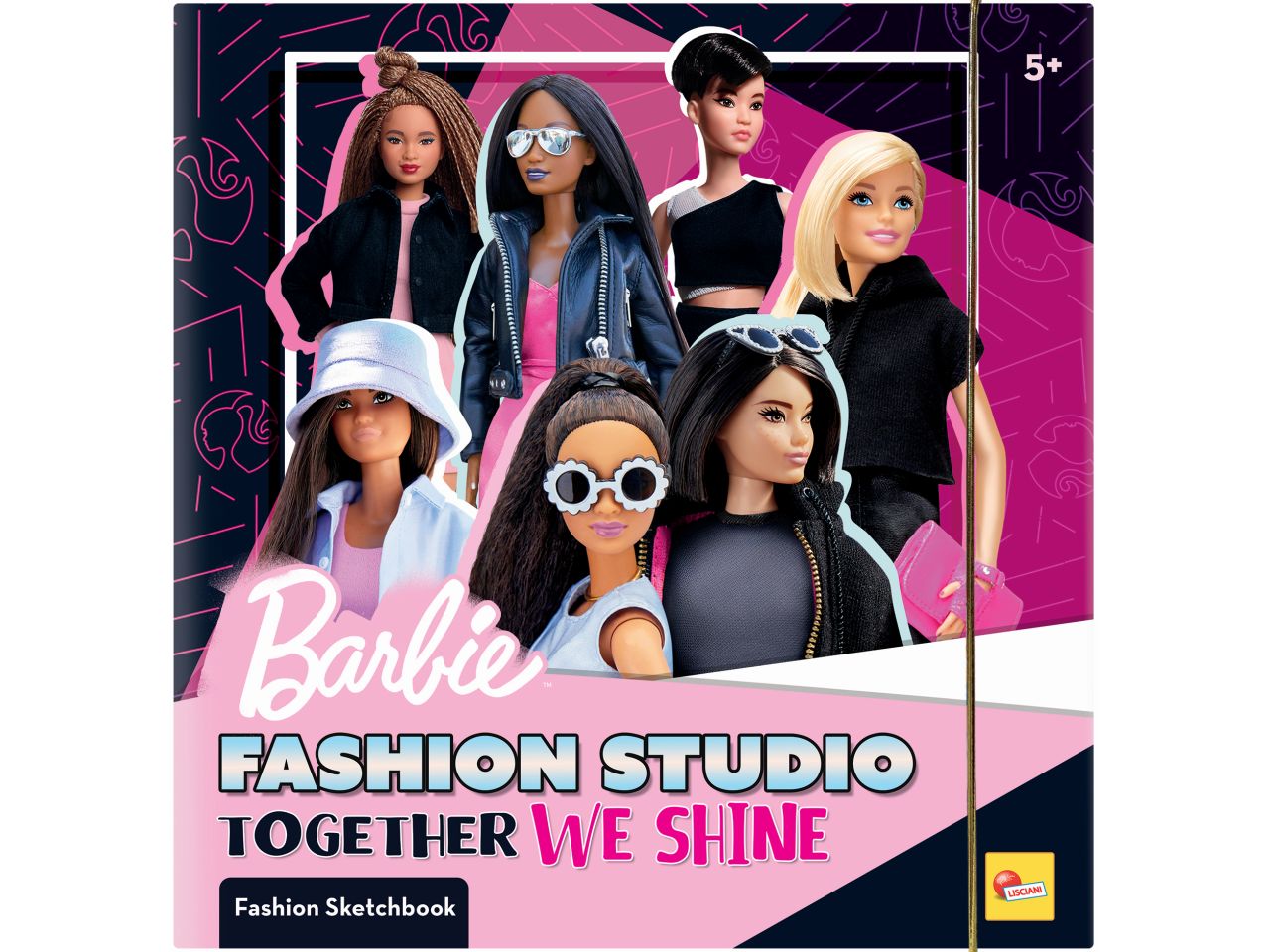 Barbie sketchbook together we shine fashion studio