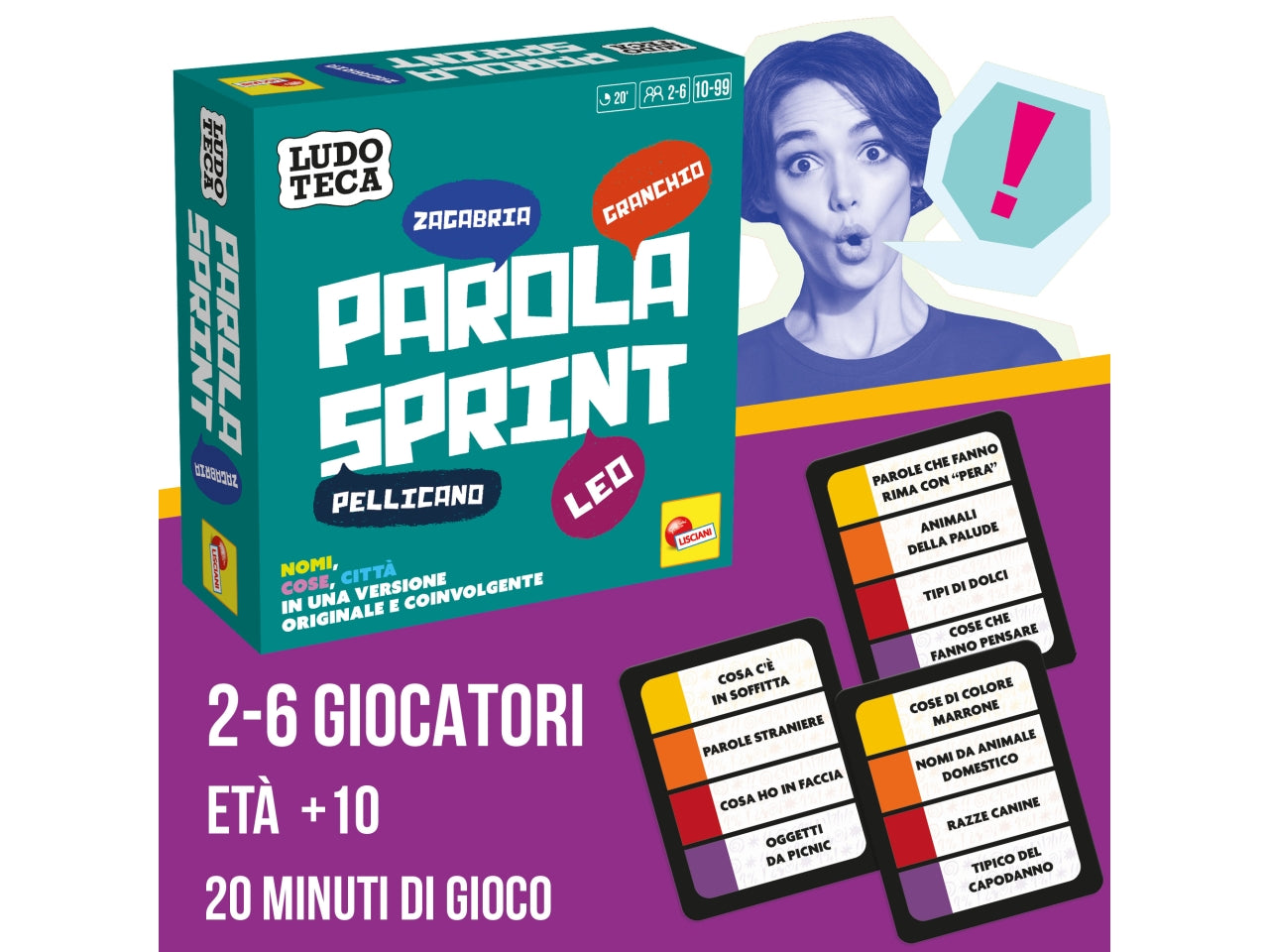 Ludoteca pocket parola sprint