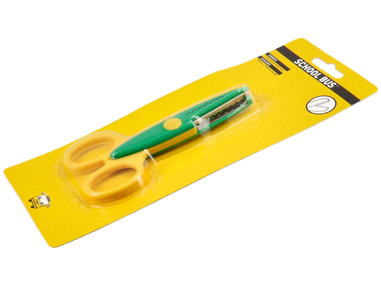 forbici punta arrotondata con lame zig zag