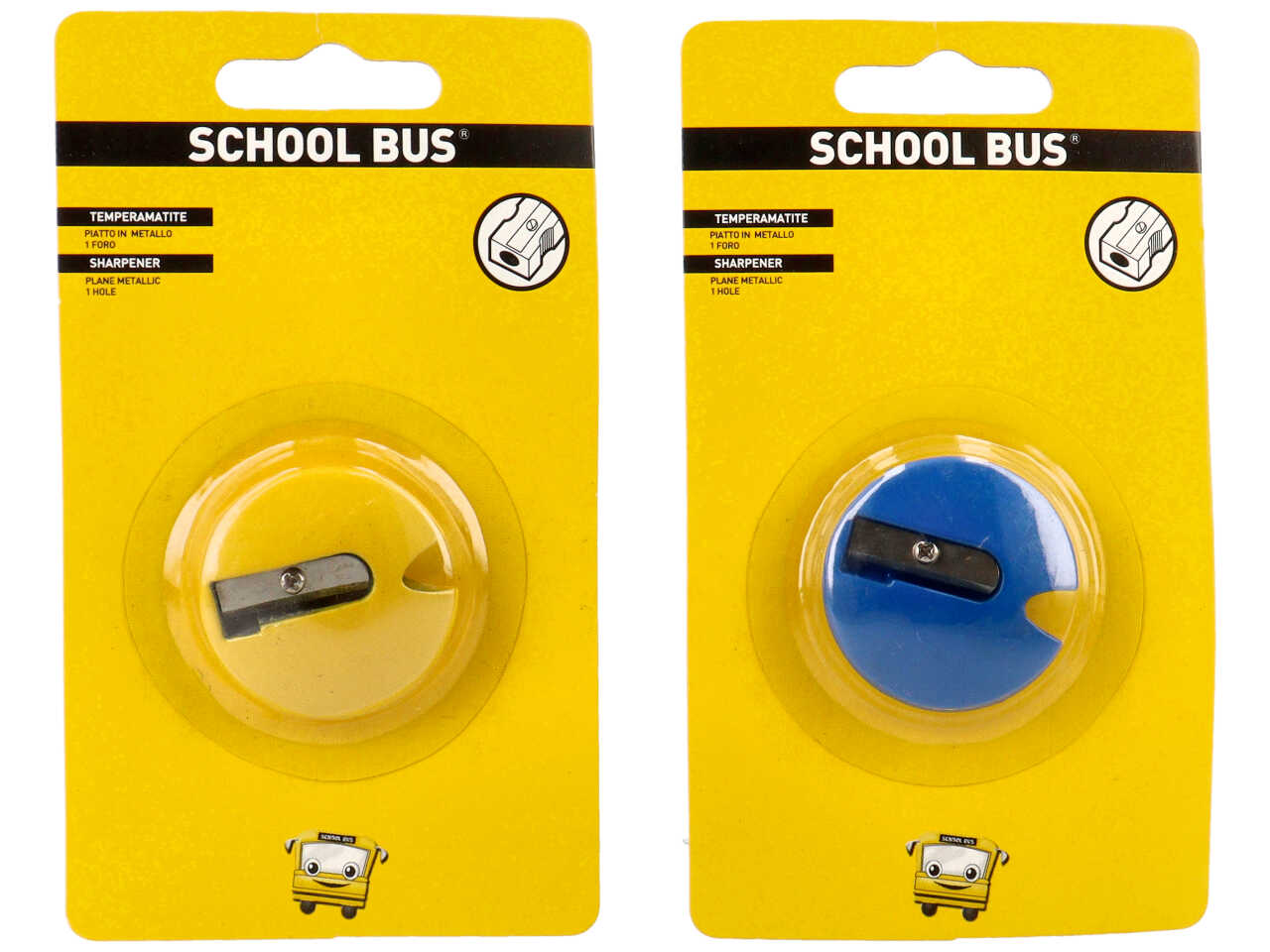 temperamatite piatto in metallo 1 foro