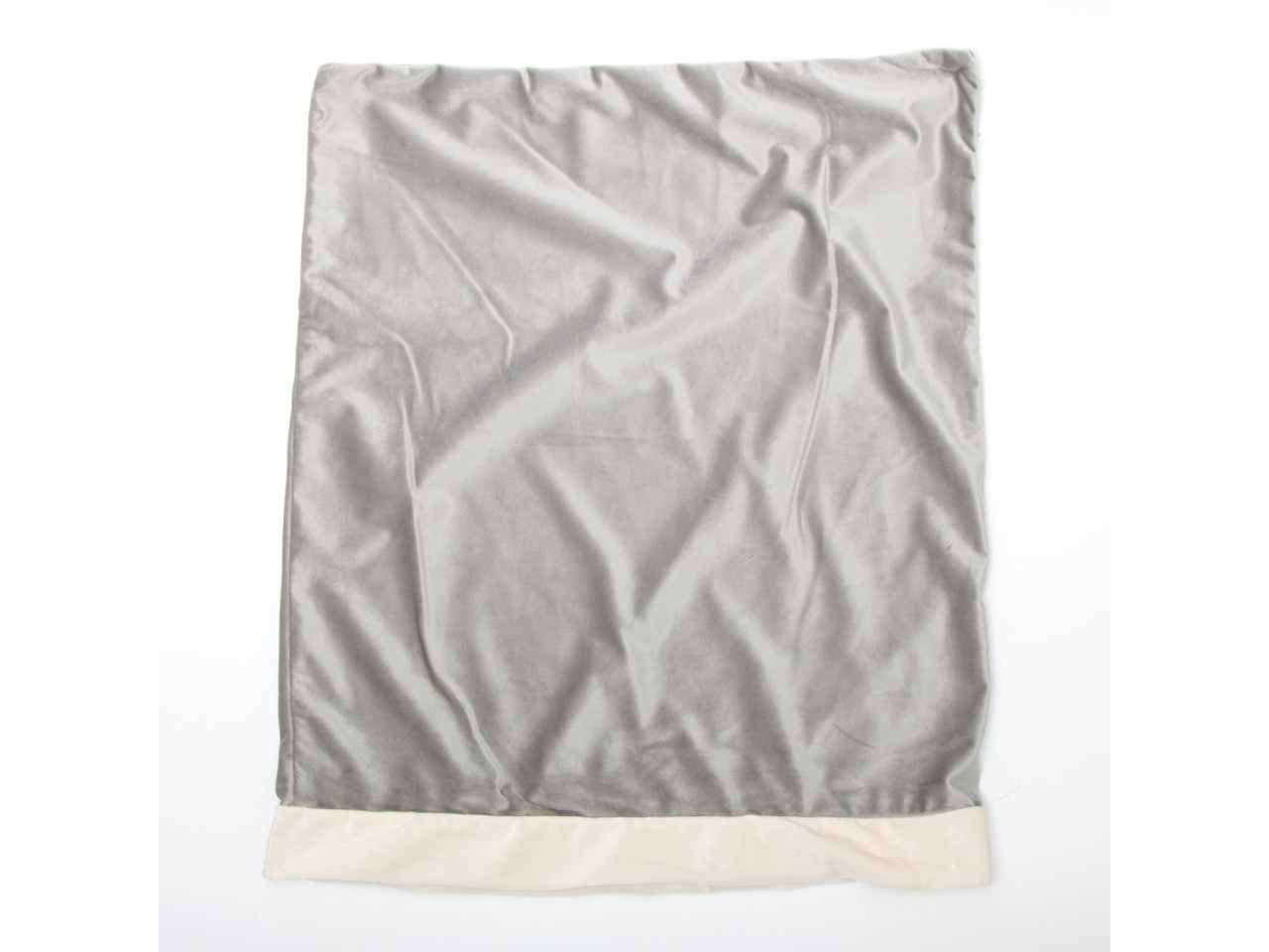 Coprisedia velluto 50x60 grigio $