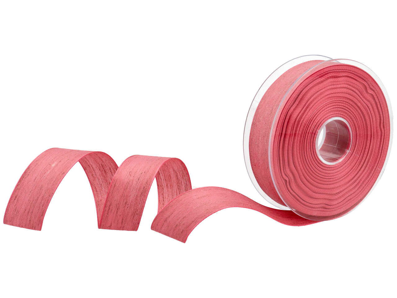 Nastro lino 25mmx25mt rosa shock.s-2502 66