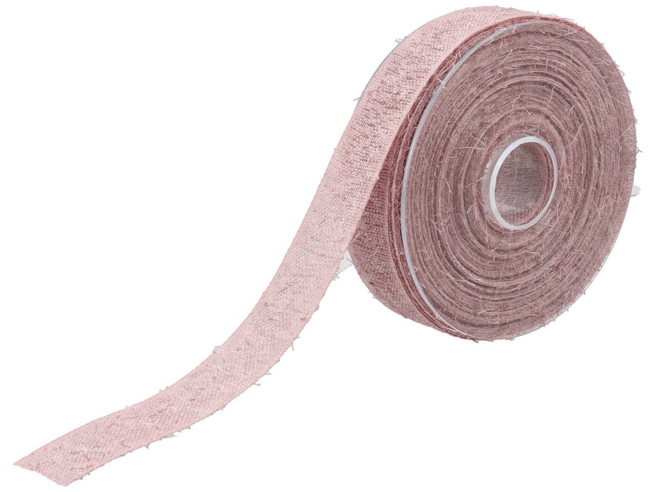 Nastro regalo rosa antico con filamenti 2,5 cm x 20 m - Sirene