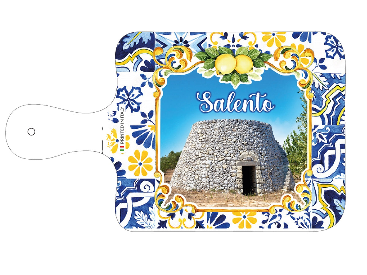 Tagliere rettangolare maiolica Salento