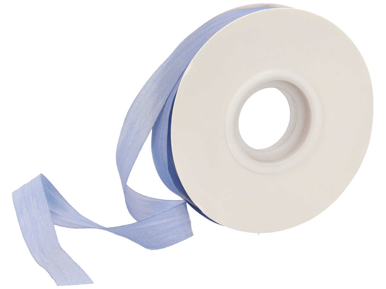 Satin arricciato celeste 15mmx50m