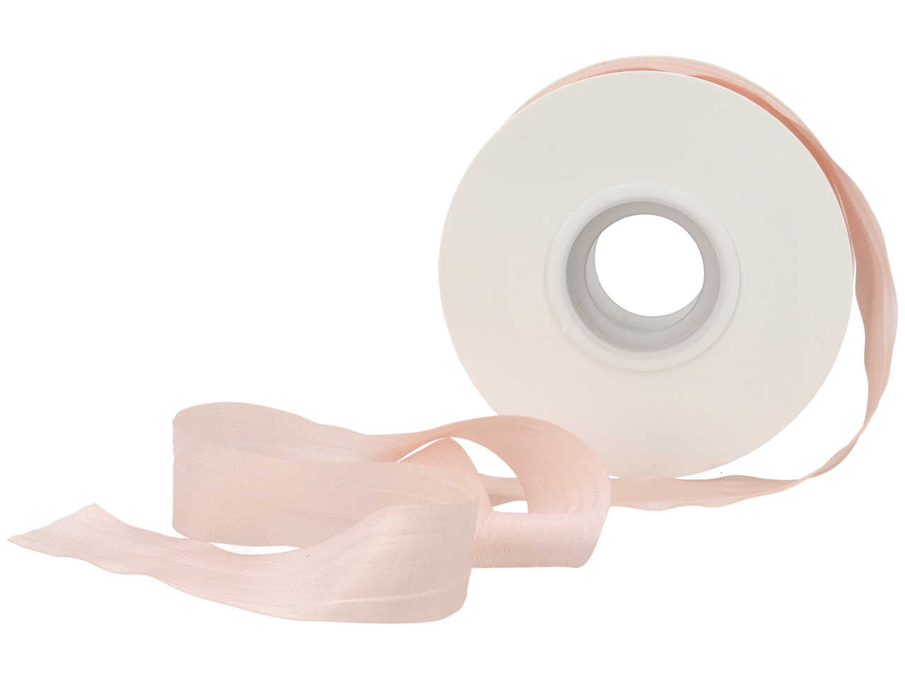 Satin arricciato cipria 25mmx50m