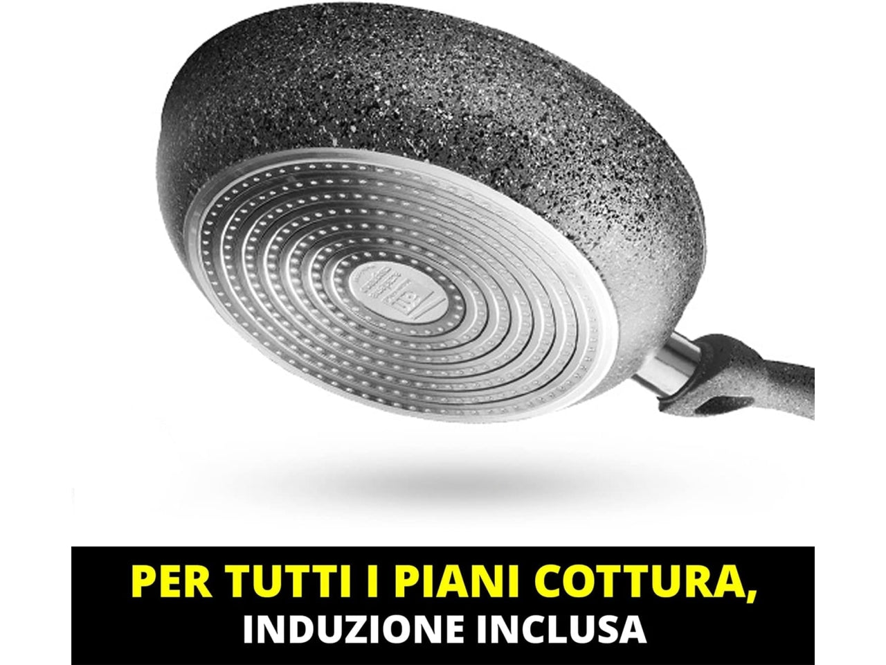 Cuore di pietra padella cm.32 per induzione