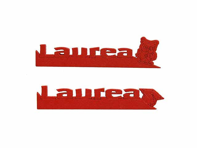 Appl.legno laurea 6,5x1,5 ln195