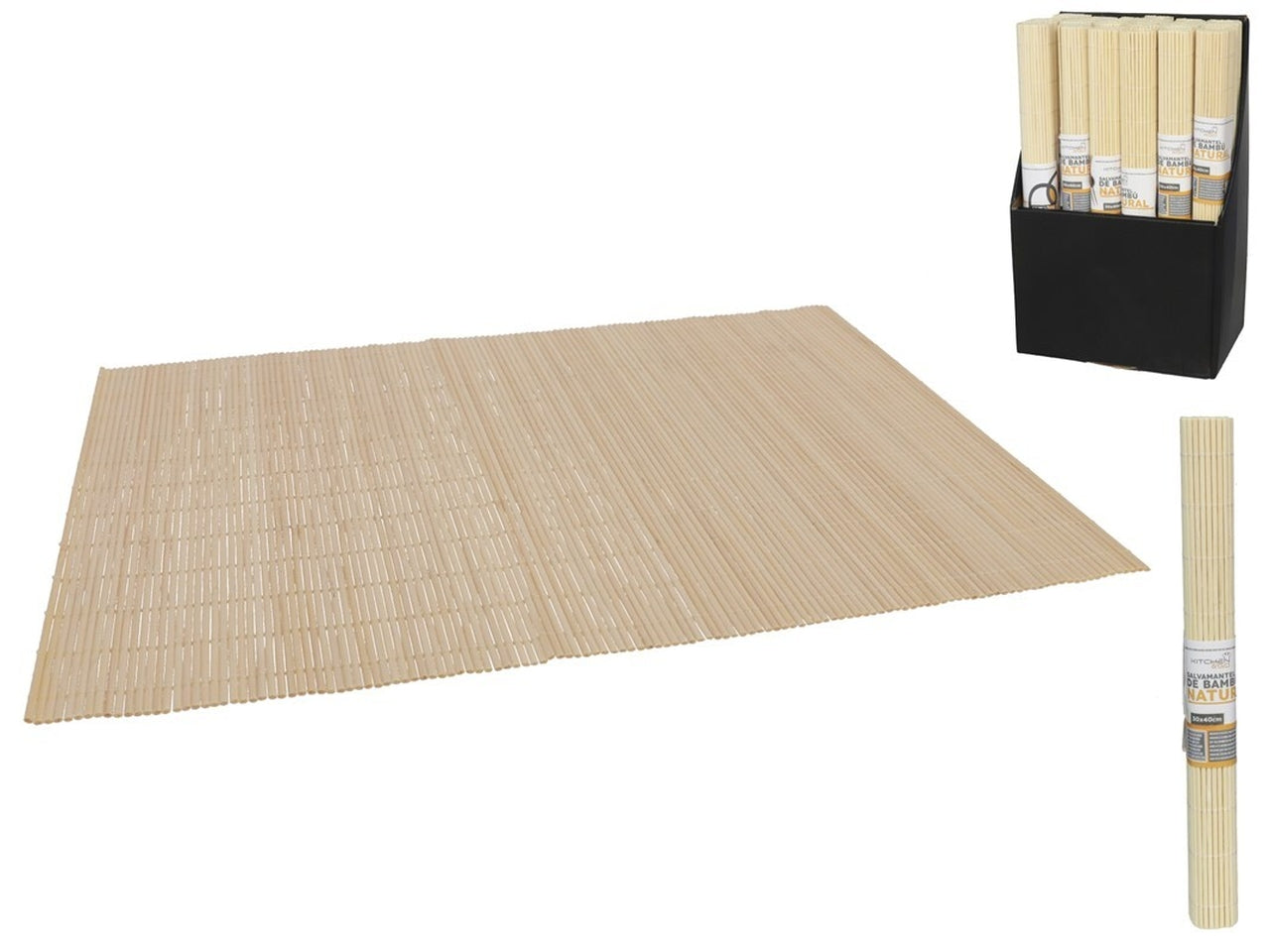 Tovaglietta americana bambù naturale stile etnico, 30x40cm - Kitchen&Go
