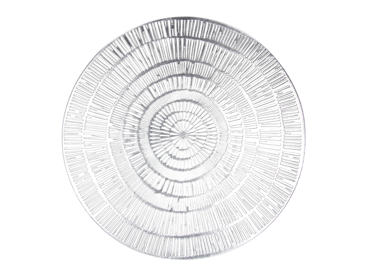 Tognana tovaglietta diametro 38cm argentata in pvc